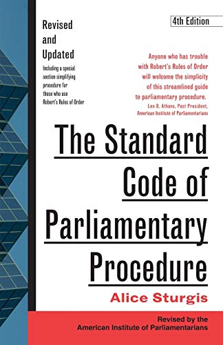 STNDRD CODE PARLIAMEN PROC, 4E