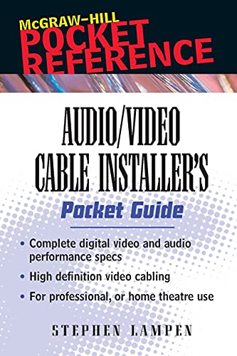 Audio/Video Cable Installer's Pocket Guide