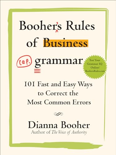 Booher's Rules of Business Grammar