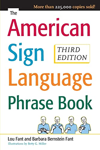 AMERICAN SIGN LANGUAGE PHRASE BOOK 3E