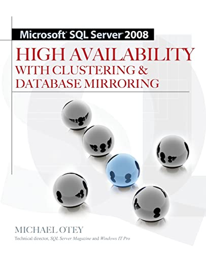 Microsoft SQL Server 2008 High Availability with Clustering & Database Mirroring