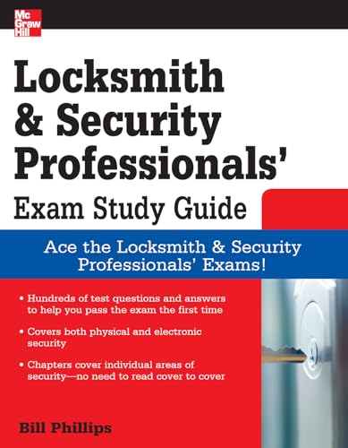 Locksmith and Security Professionals' Exam Study Guide