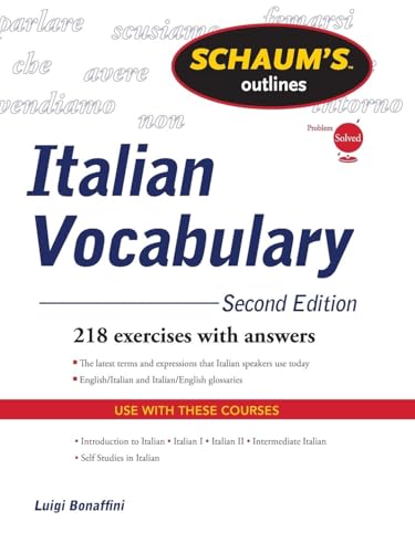 Schaum's Outline of Italian Vocabulary, Second Edition