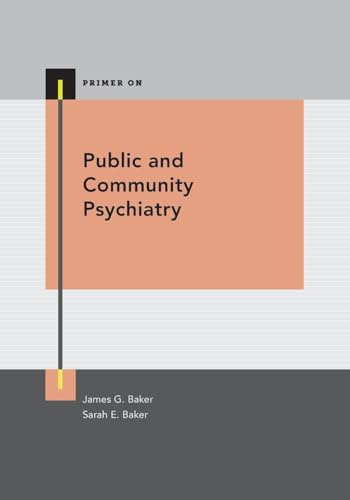 Public and Community Psychiatry