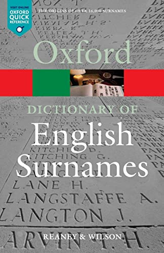 Dictionary of English Surnames OQR