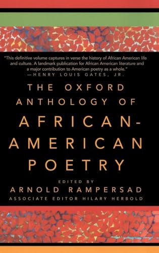OXF ANTHOLOGY AFRICAN-AMERICAN POETRY C