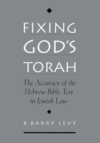 Fixing God's Torah
