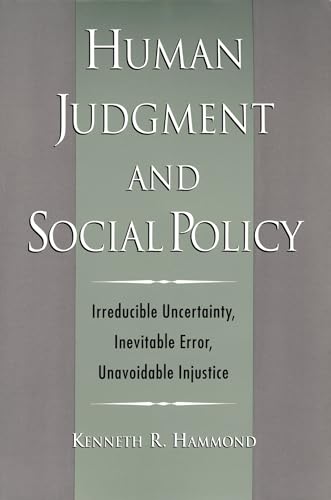 Human Judgment and Social Policy