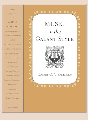 MUSIC IN THE GALANT STYLE C