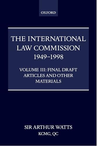 The International Law Commission 1949-1998