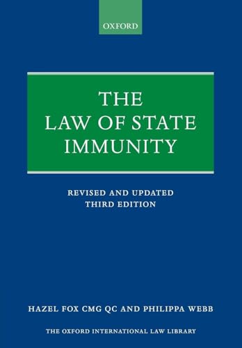 The Law of State Immunity