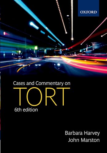 CASES & COMMENTARY ON TORT 6E P