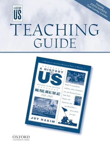 War, Peace, and All That Jazz Middle/High School Teaching Guide, a History of Us