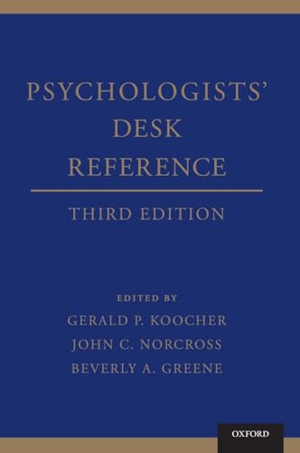 Psychologists' Desk Reference Third Edition
