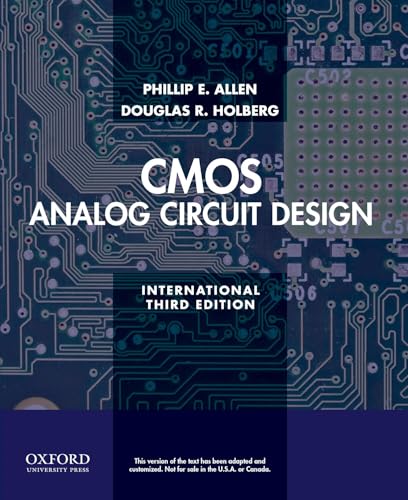 CMOS Analog Circuit Design. Phillip E. Allen, Douglas R. Holberg