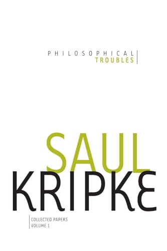 Philosophical Troubles, Volume I