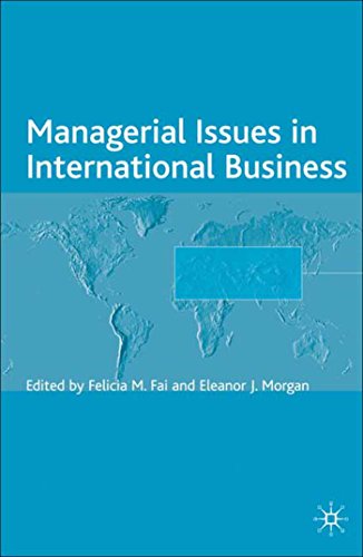 Managerial Issues in International Business