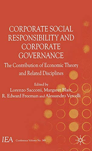 Corporate Social Responsibility and Corporate Governance