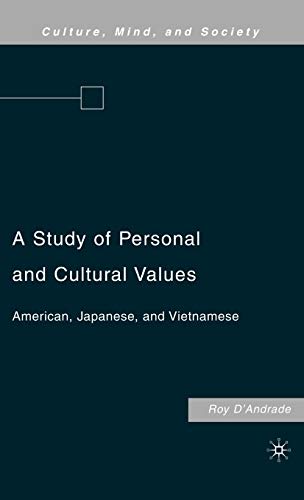 A Study of Personal and Cultural Values