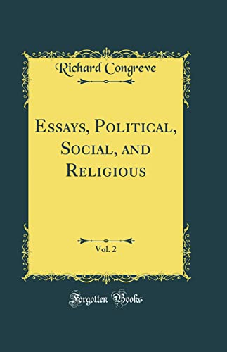 Essays, Political, Social, and Religious, Vol. 2 (Classic Reprint)