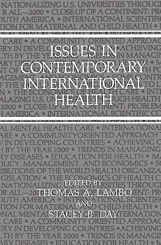 Issues in Contemporary International Health