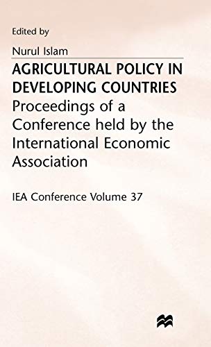 Agricultural Policy in Developing Countries