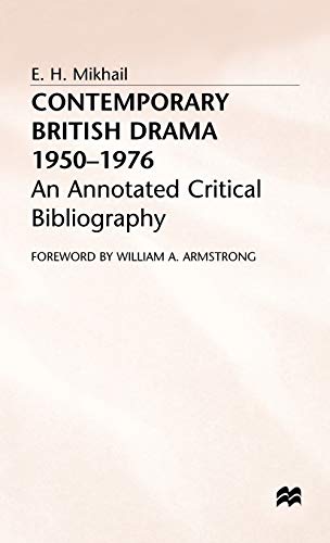 Contemporary British Drama 1950 - 1976