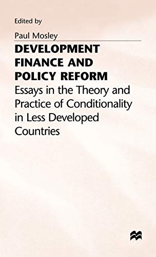 Development Finance and Policy Reform