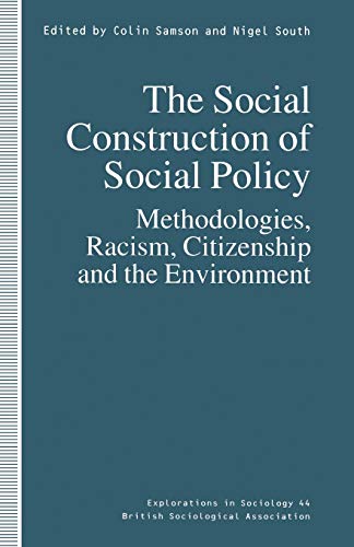 The Social Construction of Social Policy