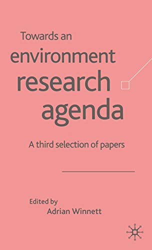 Towards an Environment Research Agenda