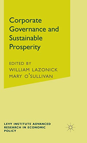 Corporate Governance and Sustainable Prosperity