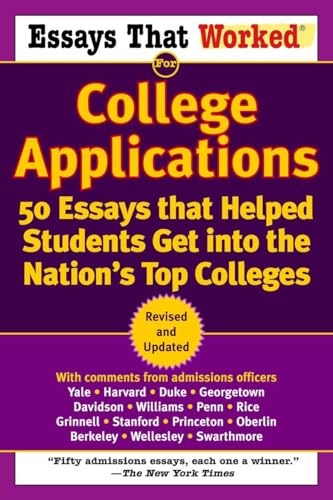 Essays that Worked for College Applications