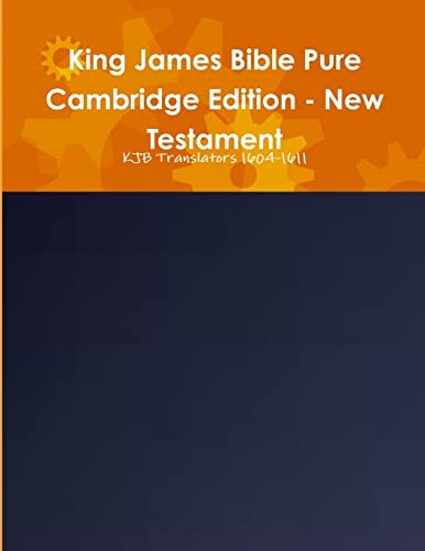 King James Bible Pure Cambridge Edition - New Testament