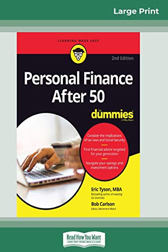 Personal Finance After 50 For Dummies, 2nd Edition (16pt Large Print Edition)