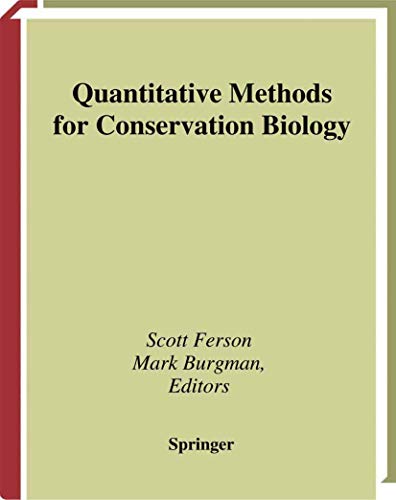 Quantitative Methods for Conservation Biology