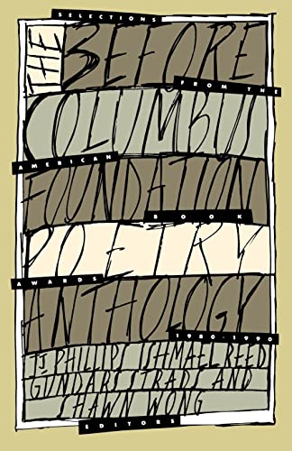 Before Columbus Foundation Poetry Anthology