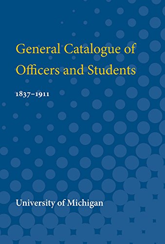 General Catalogue of Officers and Students