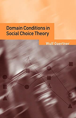 Domain Conditions in Social Choice Theory