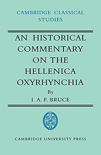 An Historical Commentary on the Hellenica Oxyrhynchia