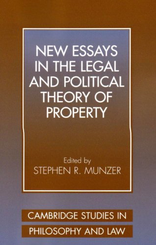 New Essays in the Legal and Political Theory of Property
