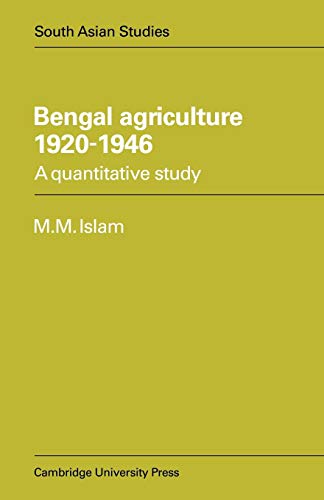 Bengal Agriculture 1920 1946
