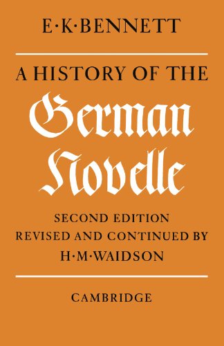 A History of the German Novelle