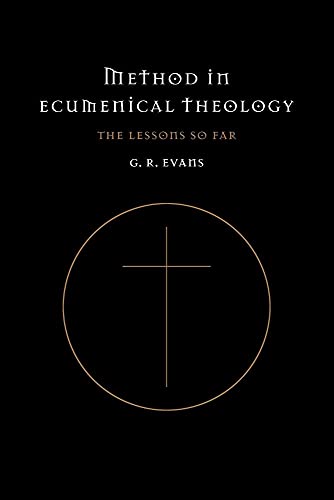 Method in Ecumenical Theology