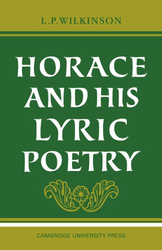 Horace and His Lyric Poetry