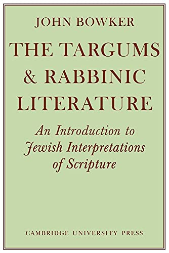 The Targums and Rabbinic Literature