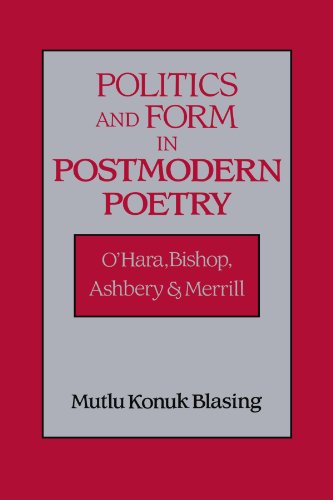 Politics and Form in Postmodern Poetry