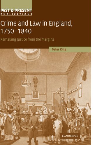 Crime and Law in England, 1750 1840