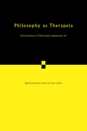 Philosophy as Therapeia
