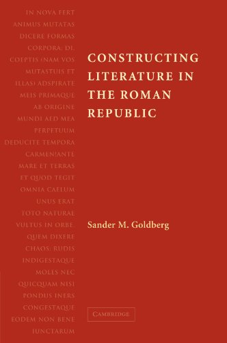 Constructing Literature in the Roman Republic