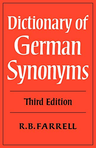 Dictionary of German Synonyms